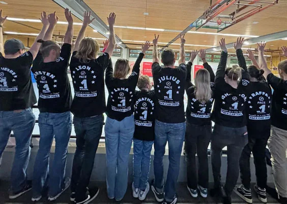 PACE Team beim Sportevent